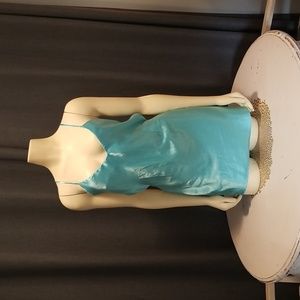 VINTAGE 2001 Victoria's Secret Slip Dress lingerie blue xsmall